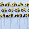 30 toppers para docinhos - Trator