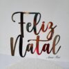 Topo de bolo - Feliz Natal