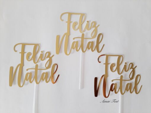 Topo de bolo - Feliz Natal - Image 2