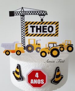 Topo de bolo  - Trator